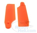 KBDD  4009... TAIL BLADES 59.6mm 450 ORANGE