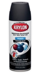 KRYLON PAINT ... ALL PURPOSE BLACK PRIMER 12OZ.