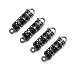LOSI ... ALUMINUM SHOCK SET ON-ROAD ASSEMBLED (4): GROM