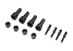LOSI ... WHEEL AXLE & HEX SET: GROM