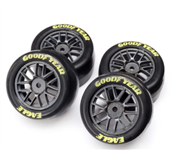 LOSI ... GOODYEAR EAGLE MOUNTED TIRES, SOFT (4): NG