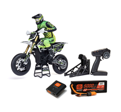 LOSI ... PROMOTO-SM 1/4 SUPER MOTO CYCLE FXR W/BAT&CHARGER