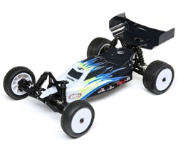 LOSI ... MINI-B BRUSHED  RTR 1/16 2WD BUGGY BLACK/WHITE