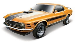 MAISTO ... FORD MUSTANG MACH 1 1970 ORANGE 1/18
