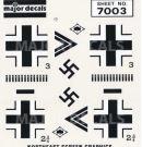 MAJOR DECALS ... GERMAN WWII 1/12 SCALE