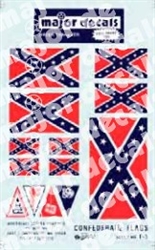 MAJOR DECALS ... CONFEDERATE FLAGS F3