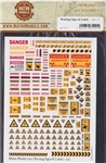 MATHO MODELS ... WARNING SIGNS & LABELS 1/35