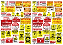 MATHO MODELS ... WARNING & DANGER SIGNS 1/35