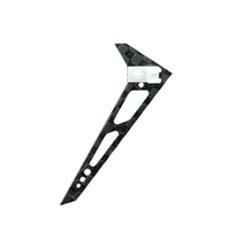 MICRO HELI'S MCPX064VM... CARBON FIBER VERTICAL FIN SET: