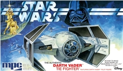 MPC ... STAR WARS A NEW HOPE DARTH VADER TIE FIGHTER 1/32