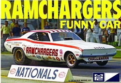 MPC ... RAMCHARGERS DODGE CHALLENGER FUNNY CAR 1/25