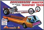 MPC ... RAMCHARGERS DRAGSTER & TRANSPORTER TRUCK 1/25