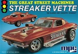 MPC ... CHEVY CORVETTE STINGRAY 1967  ""STREAKER VETTE"" 1:25