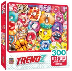 MASTER PIECE PUZZLE ... TRENDZ DONUT RESIST COLLAGE EZGRIP PUZZLE (300PC)
