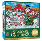 MASTER PIECE PUZZLE ... HOLIDAY TREE FARM W/SNOWMEN PUZZLE 1000pcs