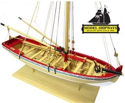 MODEL SHIPWAYS ... 18TH CENTURY LONGBOAT 1:48