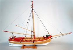 MODEL SHIPWAYS ... 18TH CENTURY ARMED LONGBOAT