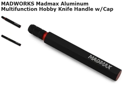 MADWORKS 2... MADWORKS MADMAX ALUMINUM MULTIFUNCTION HOBBY KNIFE HANDLE