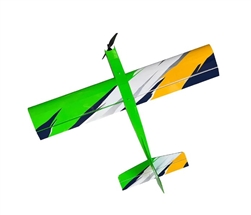 OHIO MODEL PRODUCTS ERPNPGB... CHALLENGER PNP BALSA AIRPLANE - GREEN & BLUE 46" W.S.