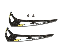 OHIO MODEL PRODUCTS Y... M1 EVO VERTICAL STABILIZER SET - YELLOW