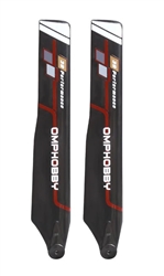 OHIO MODEL PRODUCTS R... M1 EVO HELICOPTER PARTS MAIN BLADE 125 - RED