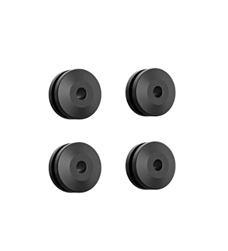 OHIO MODEL PRODUCTS ... M2 3D HELICOPTER CANOPY RUBBER NUT 4pcs