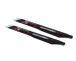 OHIO MODEL PRODUCTS R... M2 EVO HELICOPTER PARTS MAIN BLADES - RED