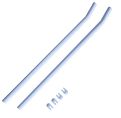 OHIO MODEL PRODUCTS ... WHITE LANDING GEAR TUBE M5 M6 RC HELICOPTER PARTS