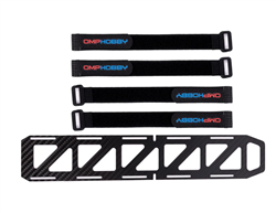 OHIO MODEL PRODUCTS ... BATTERY TRAY W/STRAPS M6 RC HELICOPTER PARTS