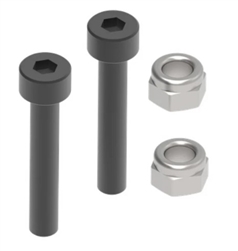 OHIO MODEL PRODUCTS ... M7 Helicopter Parts Hex Screw (Half Thread) W/Nut M4x23