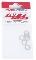OHIO MODEL PRODUCTS ... M7 Helicopter Parts Spacer _5x_7x0.5