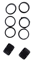 ORION RC HOBBY PRODUCTS DUGRIPBLK... DEANS ULTRA GRIPS 8PC BLACK