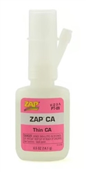 PACER GLUES ... ZAP CA GLUE 1/2 OZ