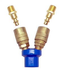 PAASCHE ... 2 OUTLET MANIFOLD WITH QUICK DISCONNECT FITTINGS