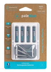 PALE BLUE BATTERIES ... PALE BLUE LITHIUM ION RECHARGEABLE AAA BATTERIES 4PK