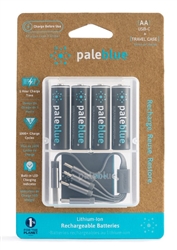 PALE BLUE BATTERIES ... PALE BLUE LITHIUM ION RECHARGEABLE AA BATTERIES 4PK