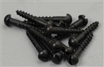 PERFECT ... WOOD SCREW #0 X 3/8" BLACK 12pcs