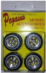 PEGASUS ... MINI T'S CHROME RIMS W/TIRES  1/24-1/25