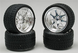 PEGASUS ... CL'S W/TIRES CHROME (4)