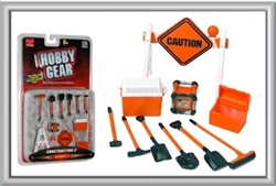 PHOENIX TOYS ... CAUTION SIGN, TOOL BOX, COOLER, GENERATOR, SHOVELS, BROOM,
