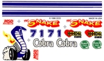 PINE CAR 309... DECAL COBRA