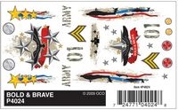 PINE CAR ... BOLD & BRAVE DRY TRANSFER