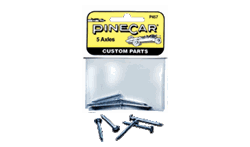 PINE CAR ... NAIL AXLES  (5PK) BSA APPROVED