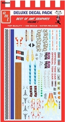 POLAR LIGHTS ... BEST OF AMT CUSTOM GRAPHICS DECALS VOL.1 1/24