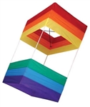 PREMIER KITES & DESIGNS ... RAINBOW BOX NYLON KITE 40"X20"