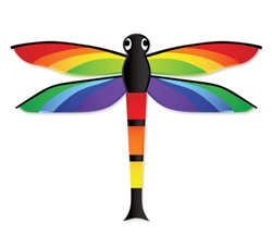 PREMIER KITES & DESIGNS ... RAINBOW 3D DRAGONFLY POLYESTER KITE 58"X44"