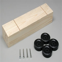 PINE-PRO CARS 10046... BLOCK KIT W/WHL & AXLE