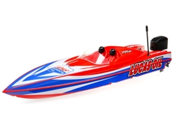 PRO BOAT ... LUCAS OIL 17 POWER RACE DEEPV W/SMART CHG&BATT:RTR