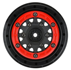 PRO-LINE ... RAID BEAD-LOC F/R 2.2"/3.0" SC (2) RD/BLK 1/10