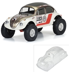 PRO-LINE ... VOLKSWAGEN BEETLE CLR BDY 12.3 WHLBSE CRWLRS 1/10
